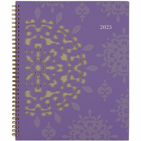 Cambridge Vienna Planner - Small Size - Weekly, Monthly - 12 Month - January 2025 - December 2025 - 1 Week, 1 Month Double Page 