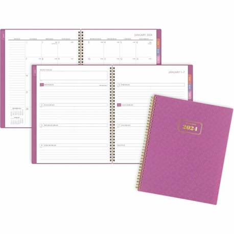 Day Runner 2024 Daily Planner One Page Per Day Refill, Loose-Leaf, Desk Size - Julian Dates - Daily - 1 Year - January 2024 - De