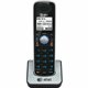 AT&T TL86009 DECT 6.0 Accessory Handset for AT&T TL86109, Black - Cordless - Headset Port - Silver