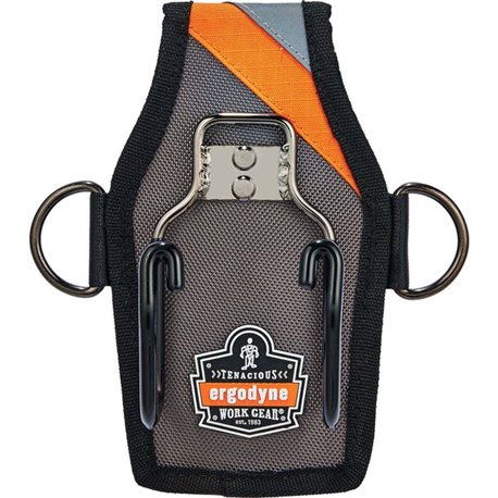 Ergodyne Arsenal Carrying Case (Holster) Hammer - Gray - Abrasion Resistant, Drop Resistant - 1680D Ballistic Polyester Body - B