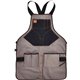 Ergodyne Arsenal 5705 Extended Canvas Tool Apron - 13 x Waist/Chest Pocket - Canvas - For Hammer, Hardware, Carpentry, Automotiv