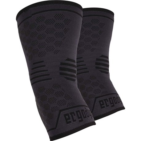 Ergodyne ProFlex 651 Elbow Compression Sleeve - 11.02" - 12.60" Elbow Circumference - Black - Elastic - 1 Each