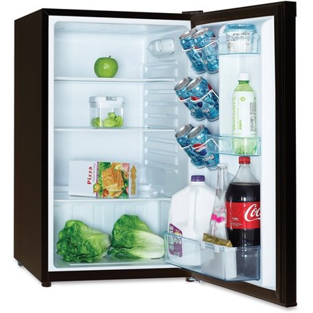 Avanti AR4446B 4.4 Cubic Foot Refrigerator - 4.40 ft� - Auto-defrost - Undercounter - Auto-defrost - Reversible - 4.40 ft� Net R