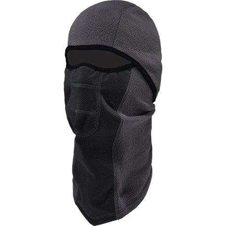 Ergodyne N-Ferno 6823 Balaclava Face Mask - Wind-Proof, Hinged Design - Fabric, Fleece - Gray