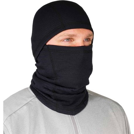 Ergodyne 6847 Flame-resistant Balaclava Face Mask - NFPA 70E / NFPA 2112 - Black