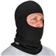 Ergodyne 6893Z Balaclava with Zipper for Bump Cap Insert - Polyester - Black