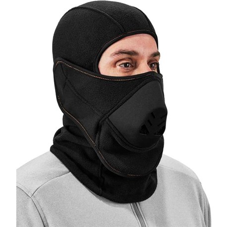 Ergodyne 6970 Extreme Balaclava Face Mask w/ Hot Rox - Black