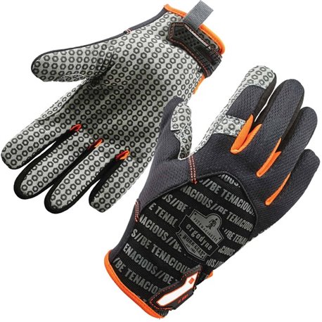 Ergodyne ProFlex 821 Smooth Surface Handling Gloves - Small Size - Black - Flexible, Comfortable, Breathable, Secure Fit, Molded