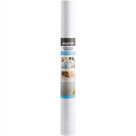 Duck Brand Brand Peel & Stick Laminate Roll - Laminating Pouch/Sheet Size: 18" Width x 24 ft Length - Acid-free - Clear - 1 / Ro