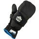 Ergodyne ProFlex 816 Thermal Flip-Top Gloves - Thermal Protection - Small Size - Black - Weather Resistant, Cold Resistant, Dura