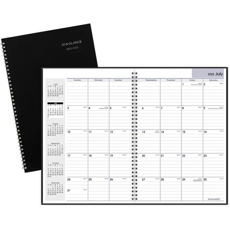 Five Star Advance Academic Planner - Small Size - Academic - Weekly, Monthly - 12 Month - July - June - 1 Week, 1 Month Double P