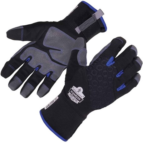 Ergodyne ProFlex 817WP Reinforced Thermal Waterproof Winter Work Gloves - Thermal Protection - Medium Size - Black - Touchscreen