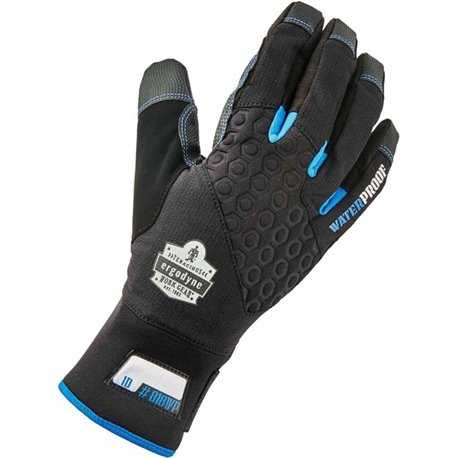 Ergodyne ProFlex 818WP Performance Thermal Waterproof Winter Work Gloves - Thermal Protection - Small Size - Black - Touchscreen