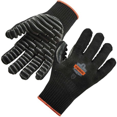 Ergodyne ProFlex 9003 Certified Lightweight Anti-Vibration Gloves - Large Size - Black - Anti-Vibration, Lightweight, Breathable