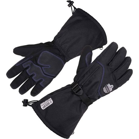 Ergodyne ProFlex 825WP Thermal Waterproof Winter Work Gloves - Thermal Protection - Large Size - Black - Touchscreen Capable - D