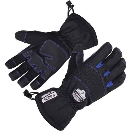 Ergodyne ProFlex 819WP Extreme Thermal Waterproof Winter Work Gloves - Thermal Protection - Small Size - Black - Touchscreen Cap