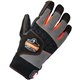 Ergodyne ProFlex 9002 Certified Full-Finger Anti-Vibration Gloves - Small Size - Black - Anti-Vibration, Padded Palm, Impact Res