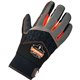 Ergodyne ProFlex 9001 Full-Finger Impact Gloves - Small Size - Black - Shock Resistant, Impact Resistant, Breathable, Knitted, R