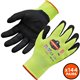 Ergodyne ProFlex 7021 Nitrile-Coated Cut-Resistant Gloves - A2 Level WSX - Nitrile, Polyurethane Coating - Small Size - Lime - T