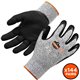 Ergodyne ProFlex 7031 Nitrile-Coated Cut-Resistant Gloves - A3 Level - Nitrile Coating - Large Size - Gray - Cut Resistant, Seam