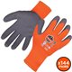 Ergodyne ProFlex 7401 Coated Lightweight Winter Work Gloves - Thermal Protection - Latex Coating - Medium Size - Orange - Lightw