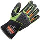 Ergodyne ProFlex 925F(x)Standard Dorsal Impact-Reducing Gloves - Small Size - Lime - Impact Resistant, High Visibility, Non-slip