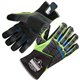 Ergodyne ProFlex 925WP Performance DIR Thermal WP Gloves - Thermal Protection - Small Size - Lime - Impact Resistant, Water Proo