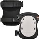 Ergodyne ProFlex 315 Cap Long Textured Hard Cap Knee Pads - Buckle - White - 840D Nylon, Nitrile Butadiene Rubber (NBR) Foam - 1