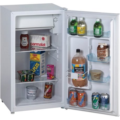 Avanti Counter-high Refrigerator - 3.30 ft³ - Manual Defrost - Undercounter - Manual Defrost - Reversible - 3.30 ft³ Net Refrige