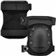 Ergodyne ProFlex 435 Cap Hinged Rubber Cap Gel Knee Pad with Buckles - Black - Nitrile Butadiene Rubber (NBR) Foam, Gel - 1 Pair