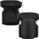 Ergodyne ProFlex 450 Hinged Slip Resistant Soft Cap Gel Knee Pad - Black - Elastic, Rubber, Ethylene Vinyl Acetate (EVA), Foam, 