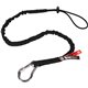 Ergodyne Squids 3100 Single Carabiner Tool Lanyard - 10lbs - 6 / Carton - Adjustable - 10 lb Load Capacity - Standard - Carabine