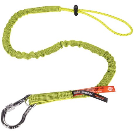 Squids 3100 Single Carabiner Tool Lanyard - 10lbs - 6 / Carton - Adjustable - 10 lb Load Capacity - Standard - Carabiner Attachm