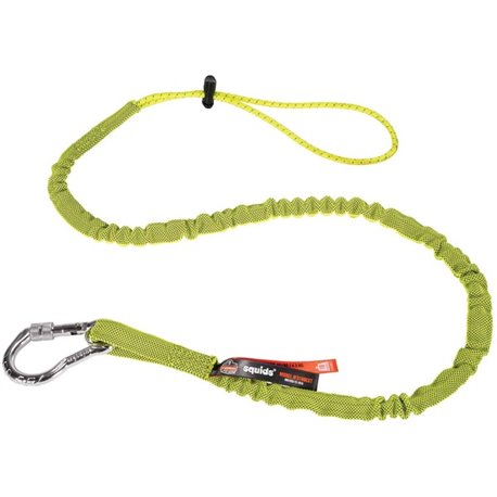 Squids 3100 Extended Single Carabiner Tool Lanyard - 6 / Carton - Adjustable - 10 lb Load Capacity - Extended - Carabiner Attach