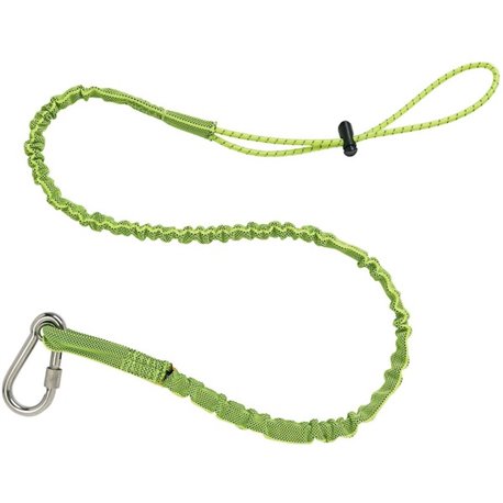 Squids 3101 Stainless Single Carabiner Tool Lanyard - 15lbs - 6 / Carton - 15 lb Load Capacity - Carabiner Attachment - 11.3" He