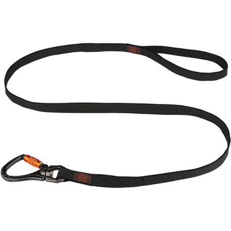 Squids 3129 Tool Lanyard Double-locking Single Carabiner with Swivel - 40lbs - 1 Each - 40 lb Load Capacity - Standard - Carabin