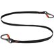 Squids 3139 Tool Lanyard Double-Locking Dual Carabiner with Swivel - 40lbs - 1 Each - 40 lb Load Capacity - Standard - Carabiner