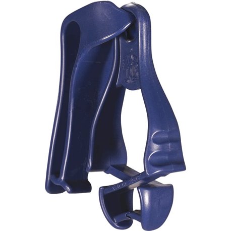 Squids 3405MD Deep Blue Metal Detectable Glove Clip - Belt Clip Mount - 4" Length x 2" Width - for Gloves, Food Processing Plant