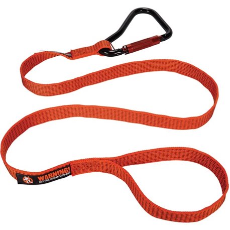 Squids 3148 Tool Lanyard - XL Locking Carabiner + Loop, 80lbs / 36kg - 1 Each - Adjustable - 80 lb Load Capacity - Standard - Ca