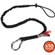 Squids 3100-BULK Single Carabiner Tool Lanyard - 10lbs - 10 / Carton - 10 lb Load Capacity - Standard - 4" Height x 1" Width x 2