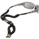 Skullerz 3215 Cotton Breakaway Eyewear Lanyard - 6 / Carton - Adjustable - 0.3" Height x 1.5" Width x 13" Length - Black - Cotto