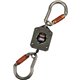 Squids 3003 Retractable Tool Lanyard - Dual Locking Carabiners, 2lbs / 0.9kg - 1 Each - 1.98 lb Load Capacity - Standard - Carab