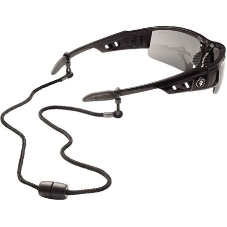 Skullerz 3251 Breakaway Rope Eyewear Lanyard - 6 / Carton - Slip Attachment - 0.3" Height x 1.5" Width x 11" Length - Black - Ny