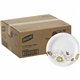 Dixie Pathways 9" Medium-weight Paper Plates by GP Pro - 125 / Pack - 8.5" Diameter - White - Paper Body - 8 / Carton