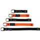 Squids 3700 Web Tool Tether Attachment - D-Ring Tool Tails - 2lbs (6-Pack) - 0.3" Width x 9.5" Height x 4" Length - 6 Pack - Bla