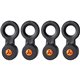 Squids 3740 Hand Tool Attachment Trap - Slips (4-Pack) - 4" Width x 0.5" Height x 7.8" Length - 4 Pack - Orange, Black - ABS