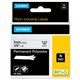 Dymo Rhino Permanent Poly Labels - 3/8" Width - Permanent Adhesive - Direct Thermal - White - Polyester - 1 Each