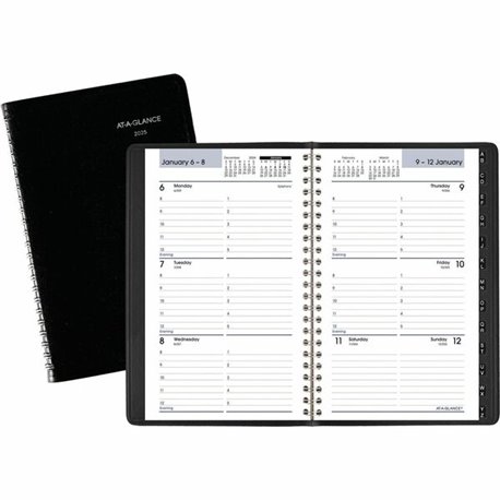 At-A-Glance DayMinder Appointment Book Planner - Julian Dates - Weekly - 12 Month - January 2025 - December 2025 - 8:00 AM to 5: