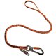 Squids 3109F(x) Dbl-Locking Single Carabiner Tool Lanyard with Swivel - 25lbs - 6 / Carton - Adjustable - 25 lb Load Capacity - 