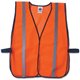 GloWear Orange Standard Vest - Fabric - Orange - High Visibility, Comfortable, Machine Washable, Breathable, Hook & Loop Closure